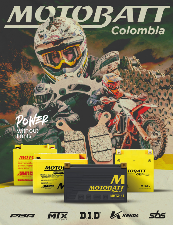 Logo oficial Motobatt - marca de baterías premium